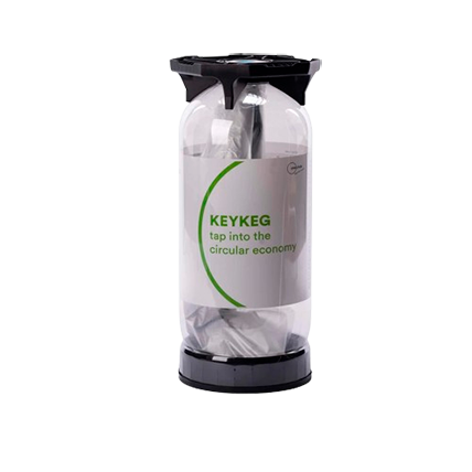 BARRIL DE CERVEZA 20L FLUSHED KEYKEG (PRE-FLUSHED & PRE-VENTED)