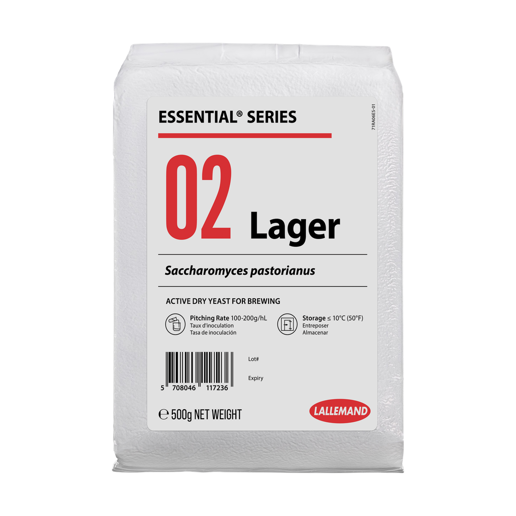 LEVADURA ESSENTIAL 02 - LAGER 500 GR