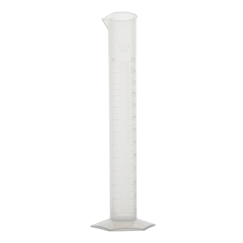 PROVETA GRADUADA AMB BASE HEXAGONAL DE POLIPROPILÈ 500ML CLASSE B