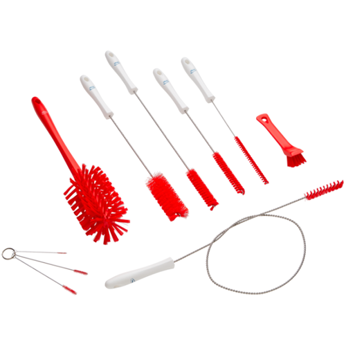 [V53584] KIT CEPILLOS 500MM ROJO