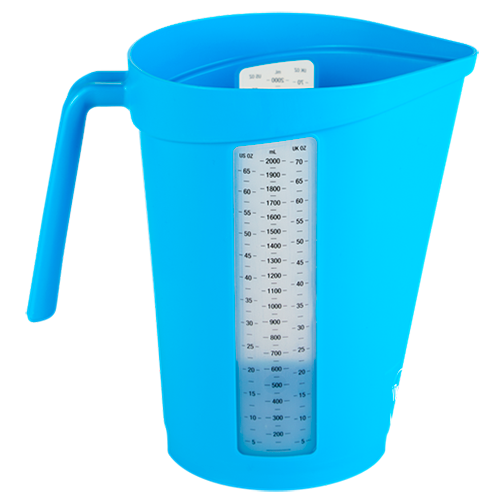 [V60003] JARRA MEDICIÓN 2L AZUL                      